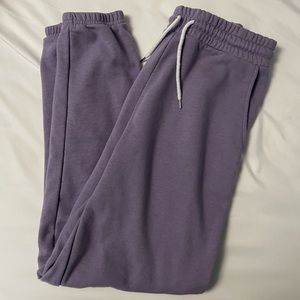 Purple joggers